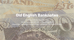 Desktop Screenshot of oldenglishbanknotes.com